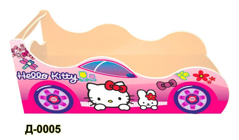 Ліжко дитяче  для хлопчиків та дівчаток Драйв ТМ Viorina-Deko