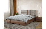 Кровать деревянная Прованс с мягким изголовьем ТМ Arbor Drev