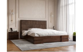 Кровать деревянная Тоскана с мягким изголовьем ТМ Arbor Drev