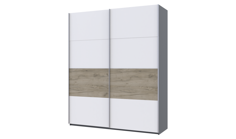 Шкаф купе G-Caiser 2 ДСП / 4 части 200х60х240 ТМ Doros