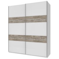 Шкаф купе L-Caiser 2 ДСП с ящиками 180х60х213 ТМ Doros