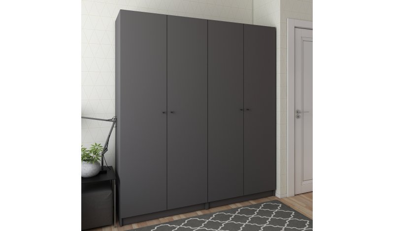 Шкаф для одежды Промо 2+2 ДСП 180х48х204 ТМ Doros