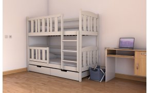 Деревянная двухъярусная детская кровать Челси ТМ Луна