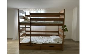 Деревянная двухъярусная детская кровать Лакки ТМ Луна