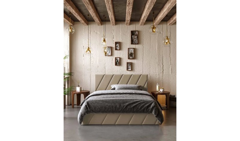 Кровать мягкая Palermo/ Палермо без механизма ТМ Viorina Deko