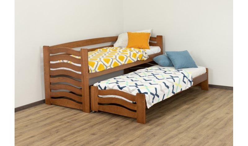 Кровать Мальва с дополнительным выдвижным спальным местом ТМ Дримка