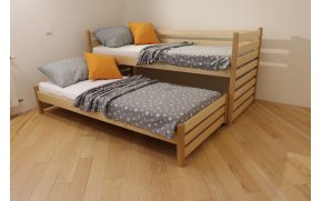 Ліжко Сімба з додатковим висувним спальним місцем ТМ Дрімка