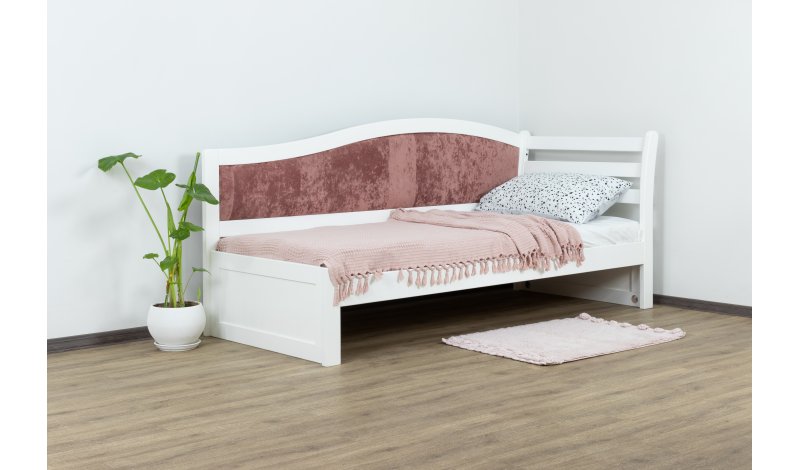 Кровать Софи с мягкой спинкой или МДФ ТМ Дримка